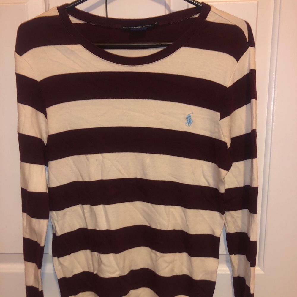 Ralph Lauren striped sweater Sz XL